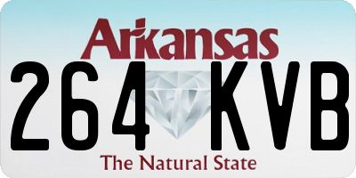 AR license plate 264KVB