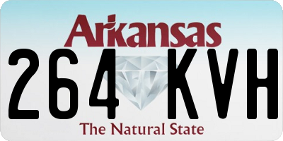 AR license plate 264KVH