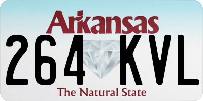 AR license plate 264KVL