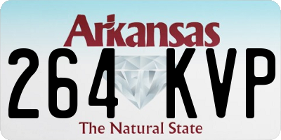 AR license plate 264KVP