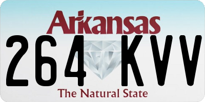 AR license plate 264KVV