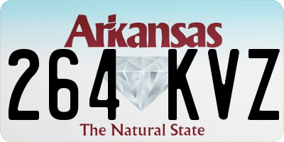 AR license plate 264KVZ