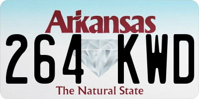AR license plate 264KWD