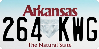 AR license plate 264KWG