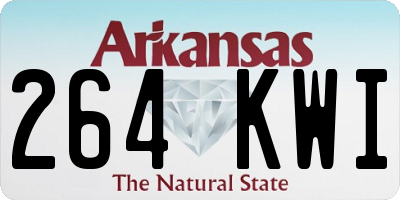 AR license plate 264KWI