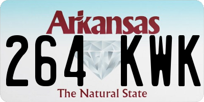 AR license plate 264KWK