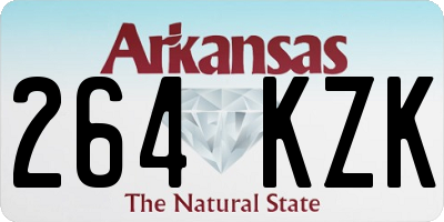 AR license plate 264KZK