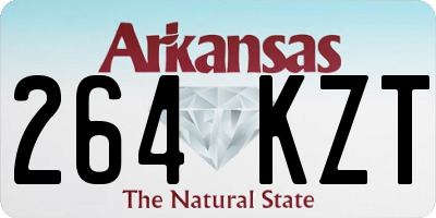 AR license plate 264KZT