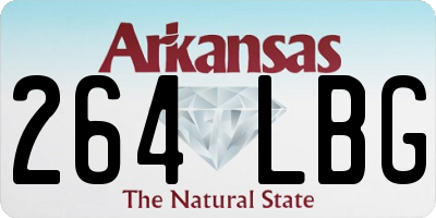 AR license plate 264LBG