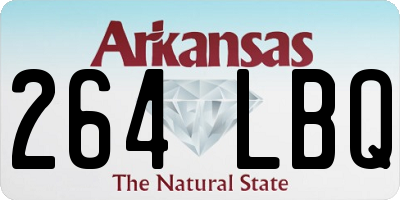 AR license plate 264LBQ