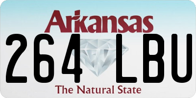 AR license plate 264LBU
