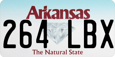 AR license plate 264LBX