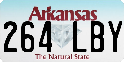 AR license plate 264LBY