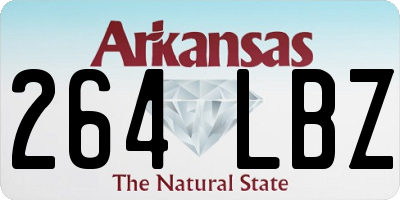 AR license plate 264LBZ