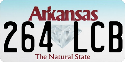 AR license plate 264LCB