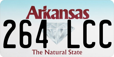 AR license plate 264LCC