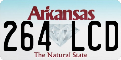 AR license plate 264LCD