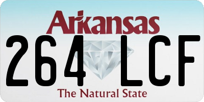 AR license plate 264LCF