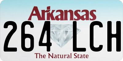 AR license plate 264LCH