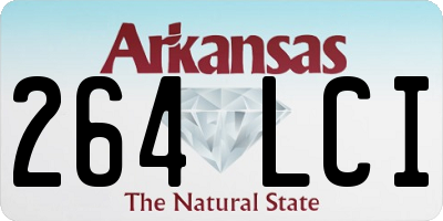 AR license plate 264LCI