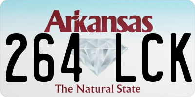 AR license plate 264LCK