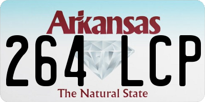 AR license plate 264LCP
