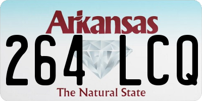 AR license plate 264LCQ
