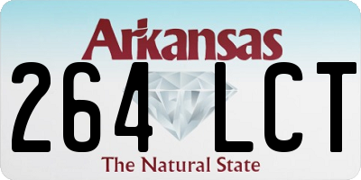AR license plate 264LCT