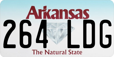 AR license plate 264LDG