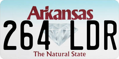 AR license plate 264LDR