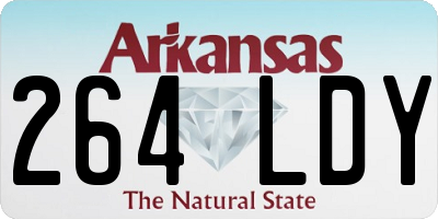 AR license plate 264LDY