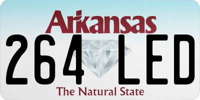 AR license plate 264LED