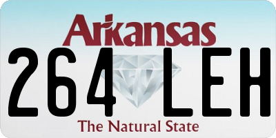 AR license plate 264LEH