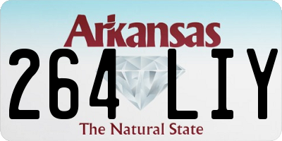 AR license plate 264LIY