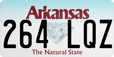 AR license plate 264LQZ