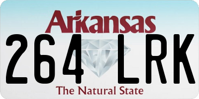 AR license plate 264LRK
