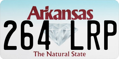 AR license plate 264LRP