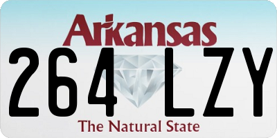AR license plate 264LZY