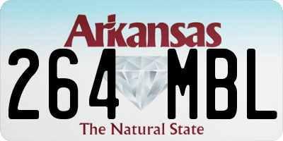 AR license plate 264MBL