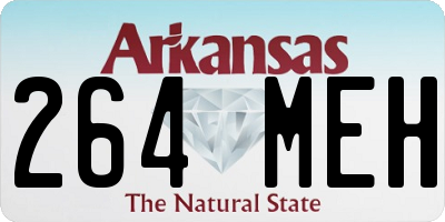 AR license plate 264MEH