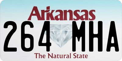 AR license plate 264MHA