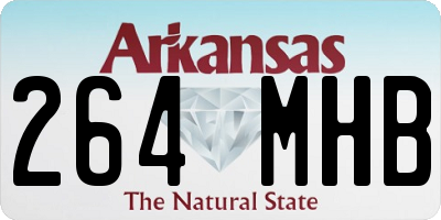AR license plate 264MHB