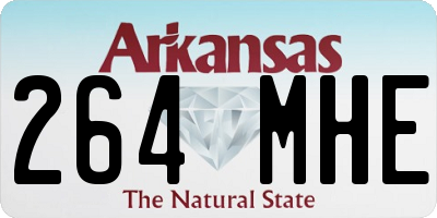 AR license plate 264MHE