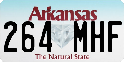 AR license plate 264MHF
