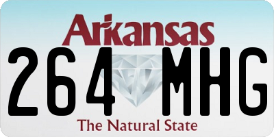 AR license plate 264MHG