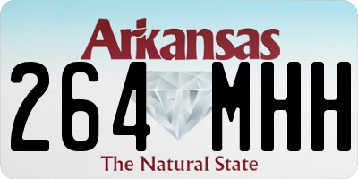 AR license plate 264MHH