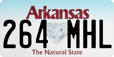 AR license plate 264MHL