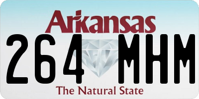 AR license plate 264MHM