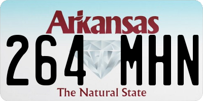 AR license plate 264MHN