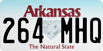 AR license plate 264MHQ